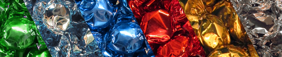 candy-foil-wrapped